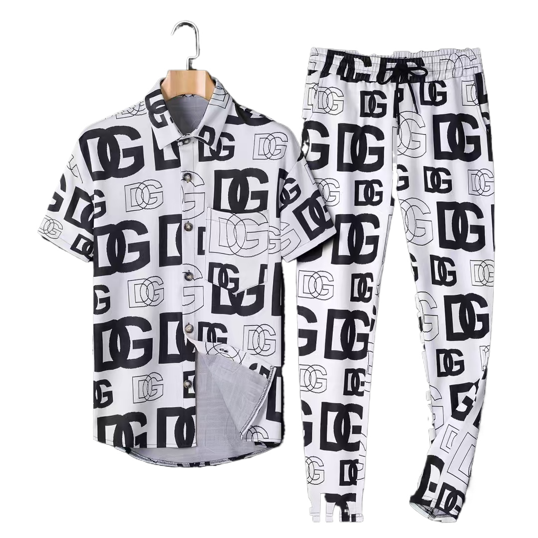 Dolce & Gabbana Men’s Graphic Tracksuit Set