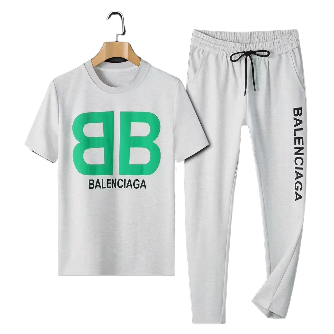 Balenciaga Men’s Bold Logo Tracksuit Set