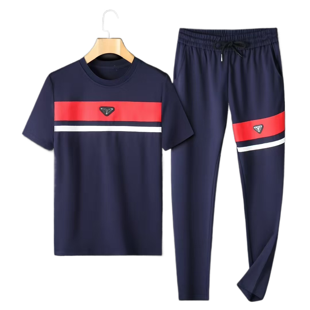 Prada Men’s Sport Stripe Tracksuit Set