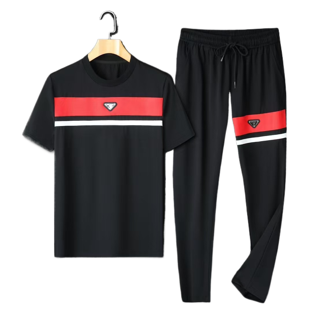 Prada Men’s Sport Stripe Tracksuit Set